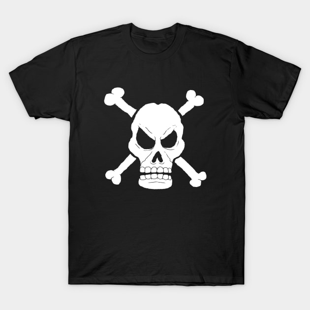 Skull & Crossbones T-Shirt by MalcolmKirk